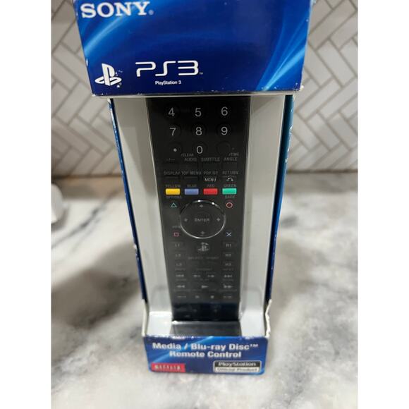 Sony PS3 Media Blu-ray Disc Remote Control CECH-ZRC1U Official OEM Tested